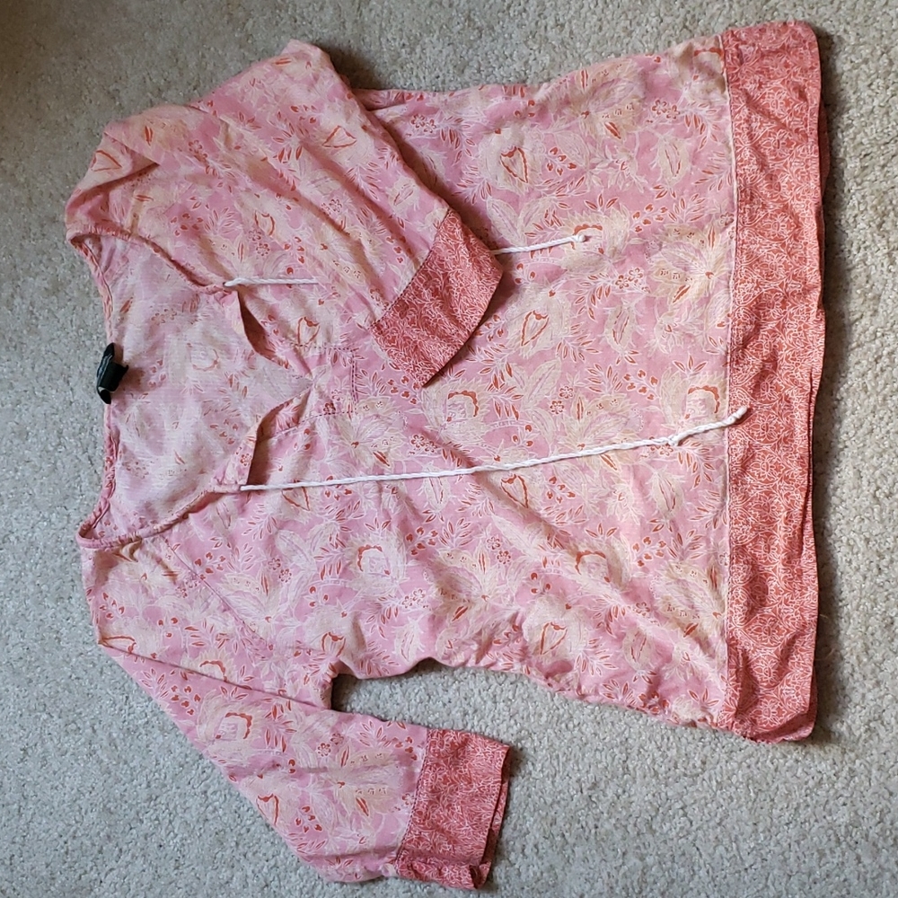 100% cotton Eddie Bauer 3/4 sleeve top